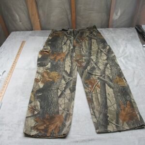 Scent Blocker Plus Pants Men Large Green Realtree Camo Frontier Cargo Hunt 36x31